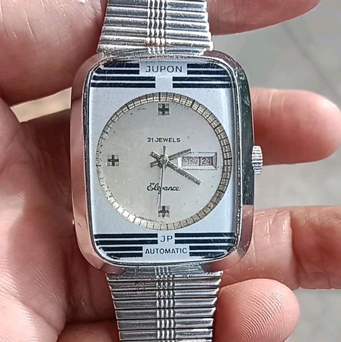 JUPON Elegence (Automatic)21 Jewels  Jam LEGEND/ Langkah,  Mesin SWISS. Mesin,  Body,  Strap bawaan 