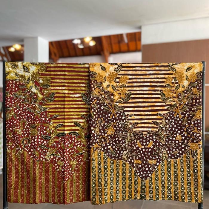 Kain Batik Tulis Banyuwangi Motif Kopi Pecah Khas Banyuwangi Premium Handmade Halus Adem Untuk Dress