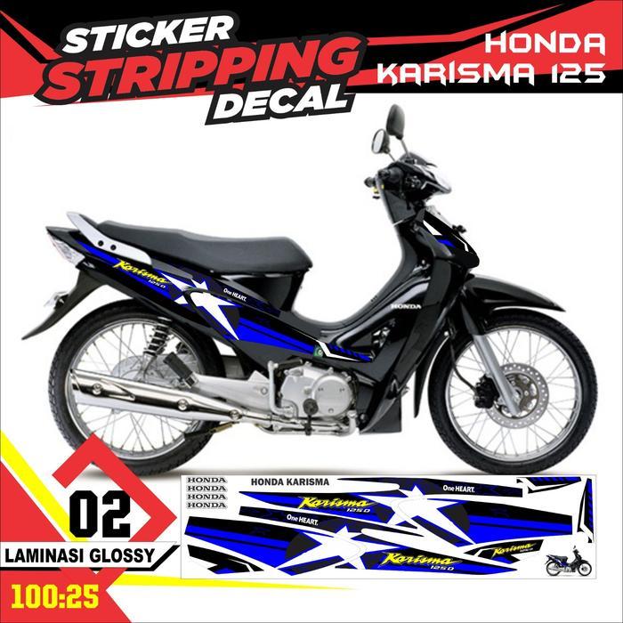 Sticker Striping Honda Karisma 125 2002 Variasi Decal ARS03 Semua ready Bisa COD