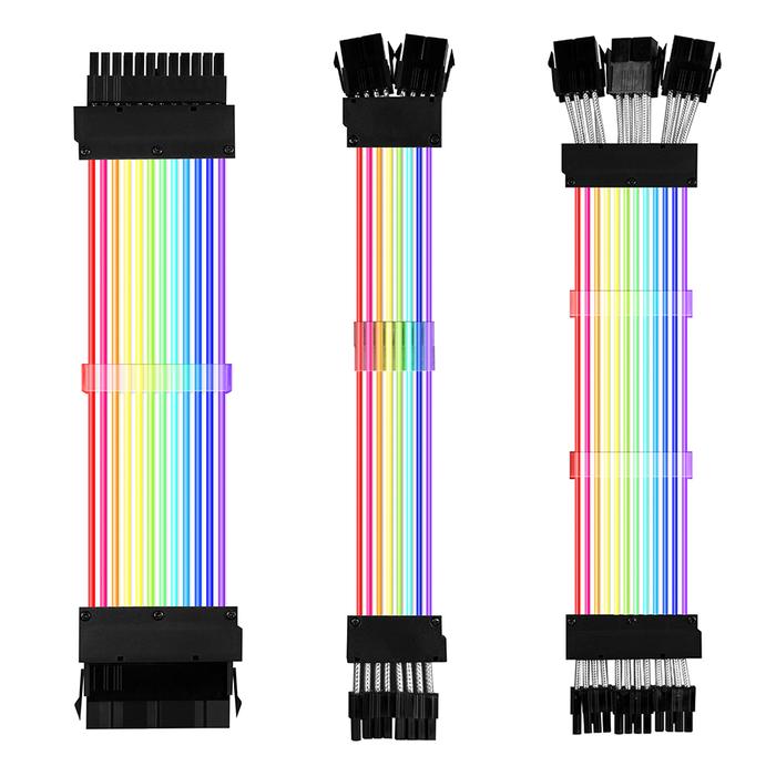 PC Case PSU Extension RGB Cable Addressable RGB Motherboard Streamer