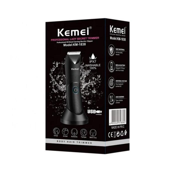 lady Trimmer Kemei KM 1838 Alat Cukur Alat Barber Elektrik Pangkas