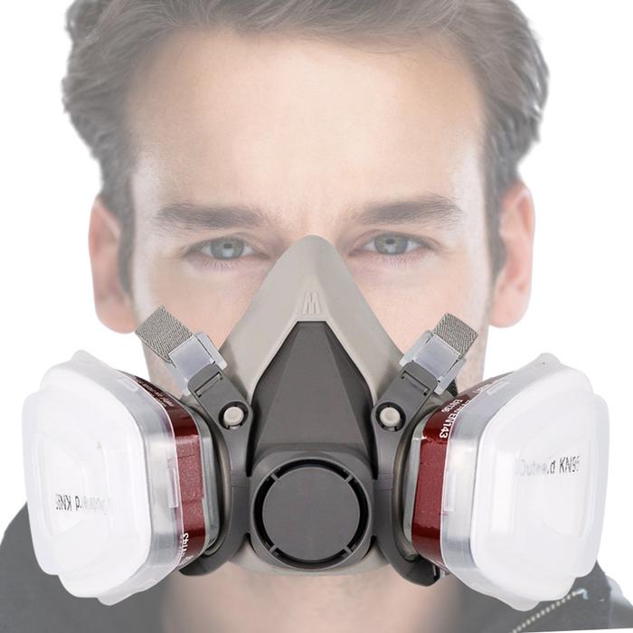 Masker Gas Half Mask Respirator KN95 - 6200