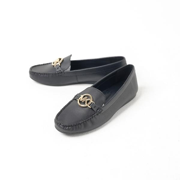 Sepatu MICHAEL KORS MK GHW FULTON BLACK LOAFER 100% ORIGINAL