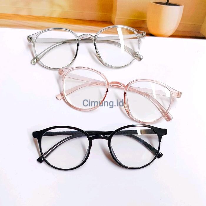 Kacamata Minus (-) Rabun Jauh Pria Dan Wanita High Class Quality Ukuran Dari Normal s/d -6.00 Gratis
