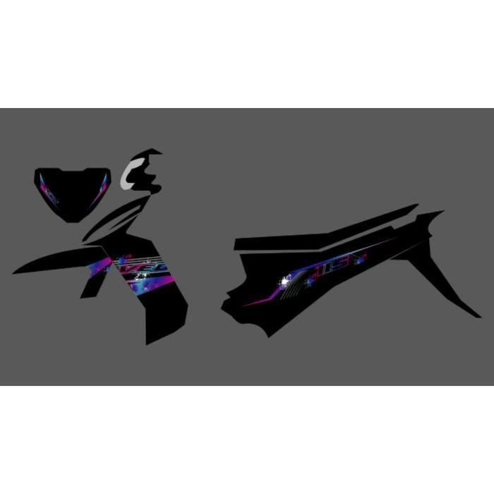 STRIPING TRANSPARAN VEGA ZR CUSTOM RAINBOW [NTS]