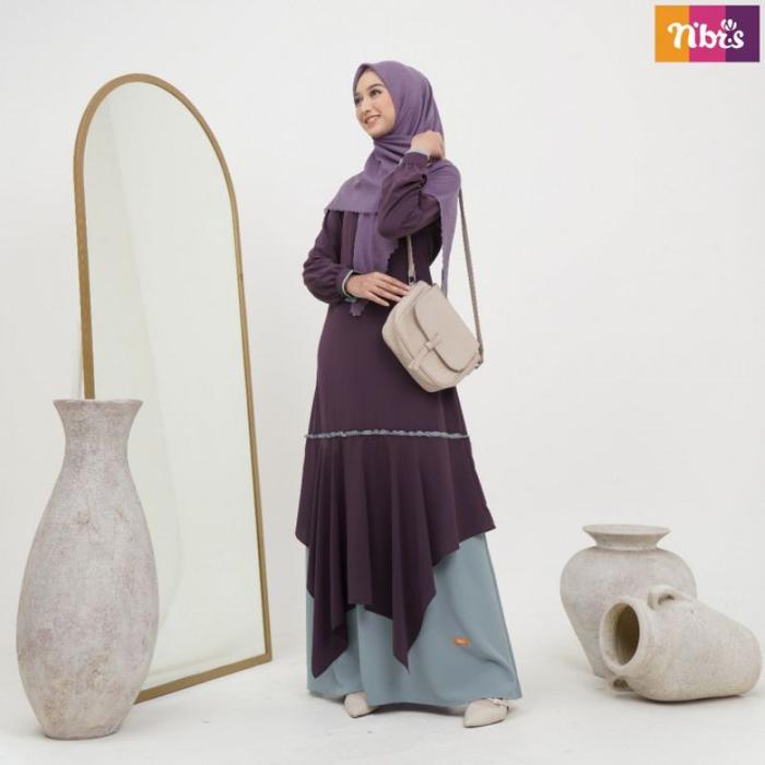 Terbaru Nibras Gamis Muslimah Nibras NGc 004 NGC 04 NGC 4 Matt Carina Premium