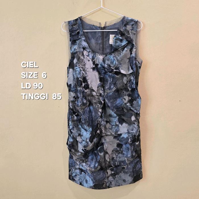 216. (Preloved) CIEL Baju Terusan Mini Dress Overall Authentic