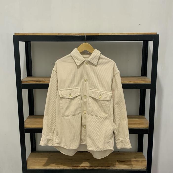 Kemeja Uniqlo Corduroy Second Original