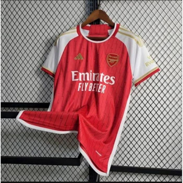 MUSIM DEPAN import Jersey bola AR SENAL ARSENAL home 2023/2024 Merah kerah putih merah 23/24 Grade O