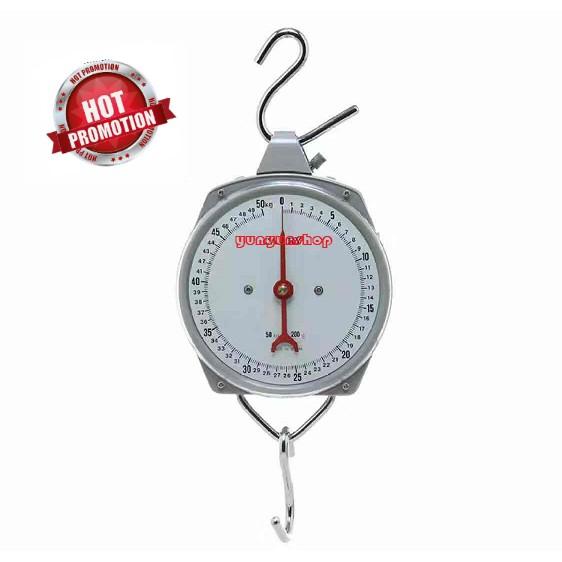50kg HANGING SCALE Besi  Timbangan Gantung Besi 50 kg / Timbangan dus jarum 50kg / Manual 50 kg