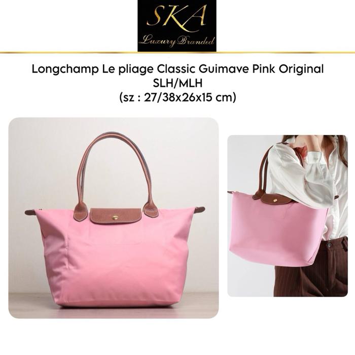Longchamp Le pliage Classic Guimave Pink Original  SLH/MLH