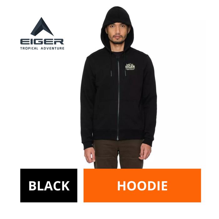 [BISA COD] Jaket Hoodie Pria Eiger Original Hijau Katun Vertmountride Hoodie Sweater Riding