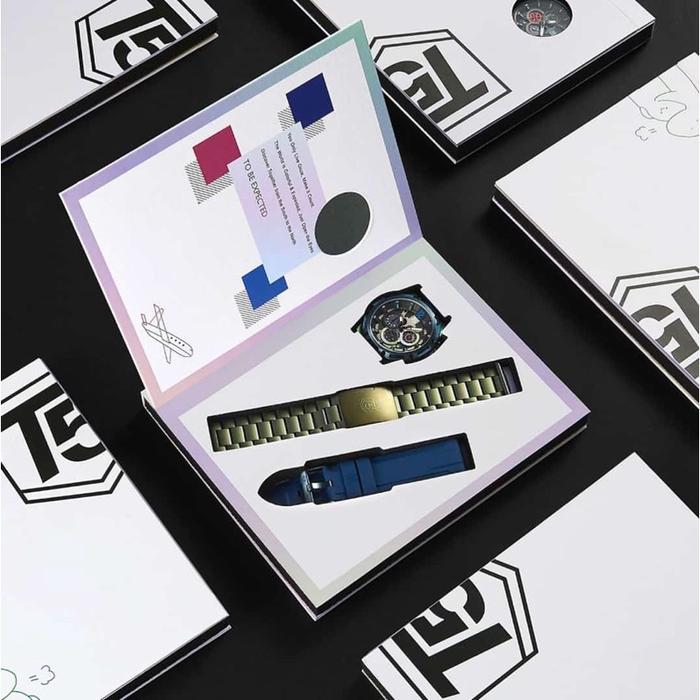 SPECIAL EDITION T5 H 3867G Original Stainless Steel Free Silicone Rubber Strap Chronograph Water Res