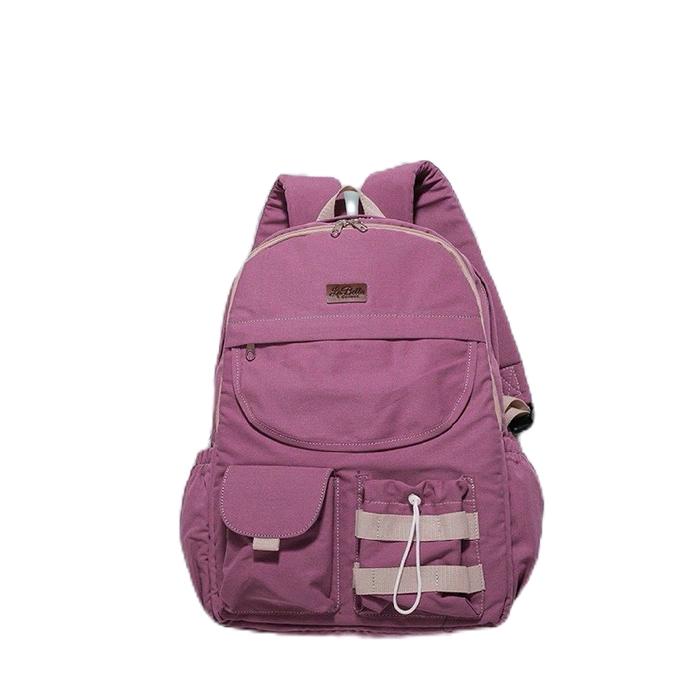 Labella Gummy Backpack by Labella tas ransel gendong wanita Warna Pink Purple dengan Desain Sederhan