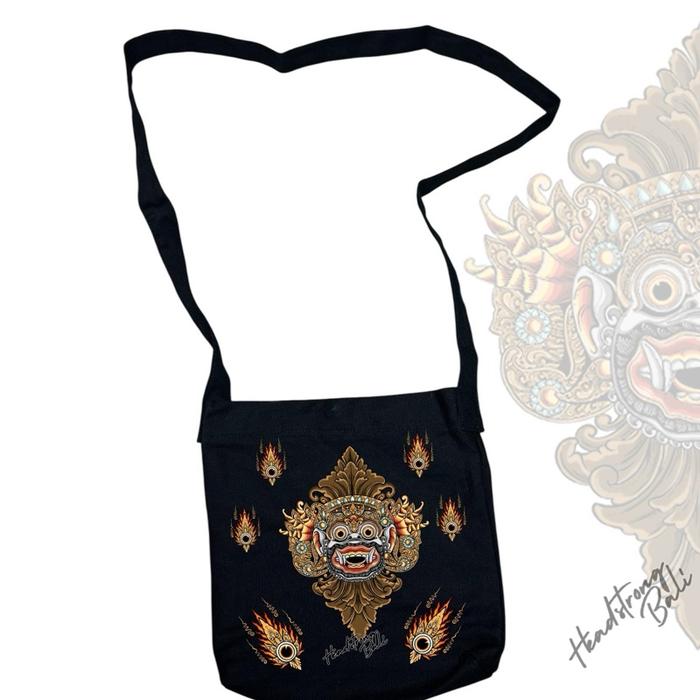 MINI SLING BAG BALINESE ART tas mini  Selempang Pria Slingbag Kanvas