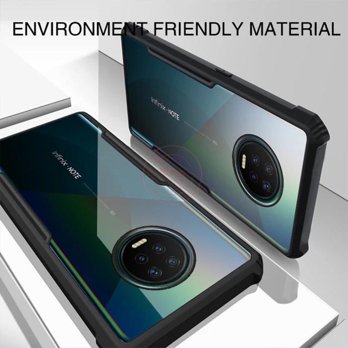 S/P- CASING COVER CASE INFINIX NOTE 7 / INFINIX NOTE 8 CASE TRANSPARAN SHOCKPROOF ARMOR ANTICRACK CA