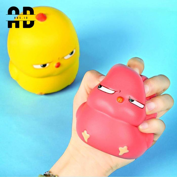 ABS - Mainan Squishy Warbie Bombastic Side Eyes Squishy Ayam Mainan Squishy Slime Mainan Viral Anti 