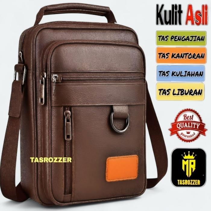 Tas Kitab Kulit Asli Pria – Tas Santri untuk Tempat Kitab dll