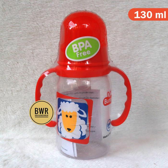 Bunny Baby Bottle with Handle Botol Susu Botol Gagang Bunny 240ml / 120ml susu bayi - bwr
