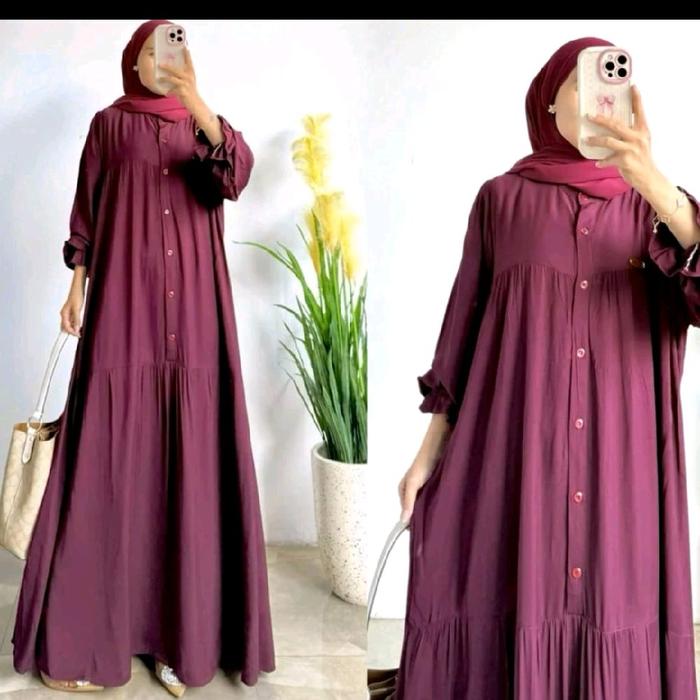 Gamis Zoya Wanita Muslim Rayon twill premium#Dress Zoya rayon twiell kekinian