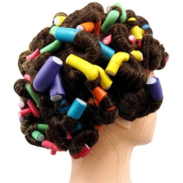 10pcs Roll Rambut Sosis / Rol Keriting Rambut /Alat Keriting Rambut Heatless