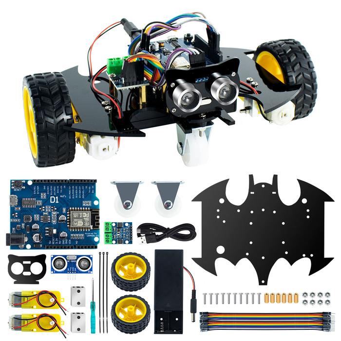 LAFVIN 2WD Smart Robot Car Chassis Kit for Arduino Project DIY Electronic Educational Automation Rob