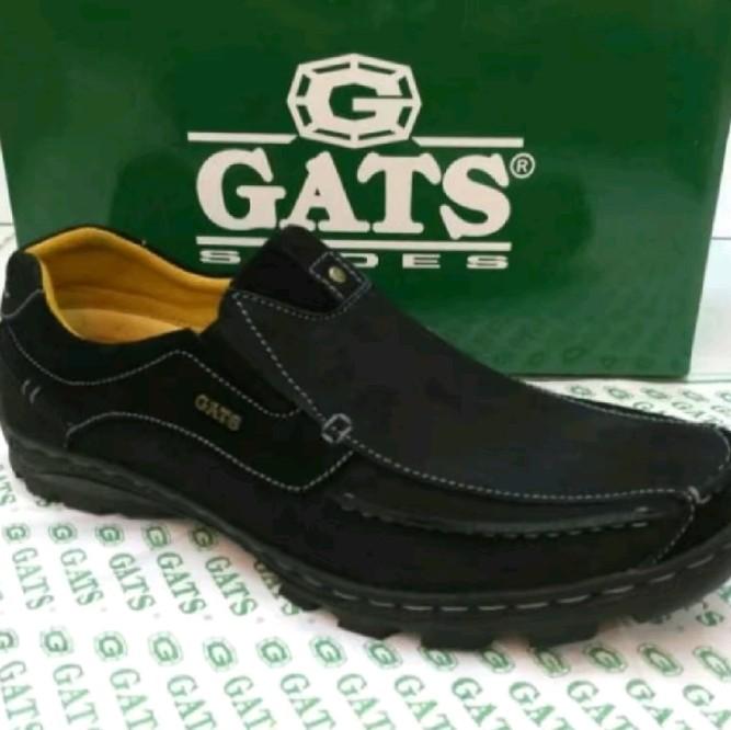 sepatu KULIT pria GATS TO 2208 hitam ORIGINAL GATS Shoes