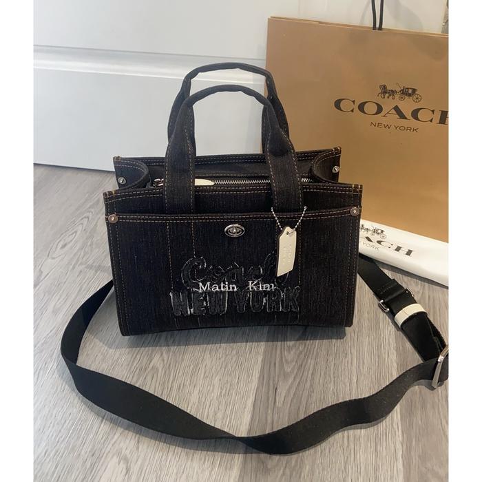 COACH Matin Kim 26 Crossbody Canvas Tote Bag