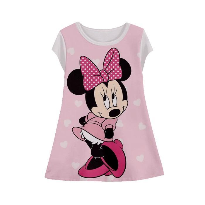 Baju Dress Tunik Anak Minnie Mouse - KRG Minnie Mouse-2