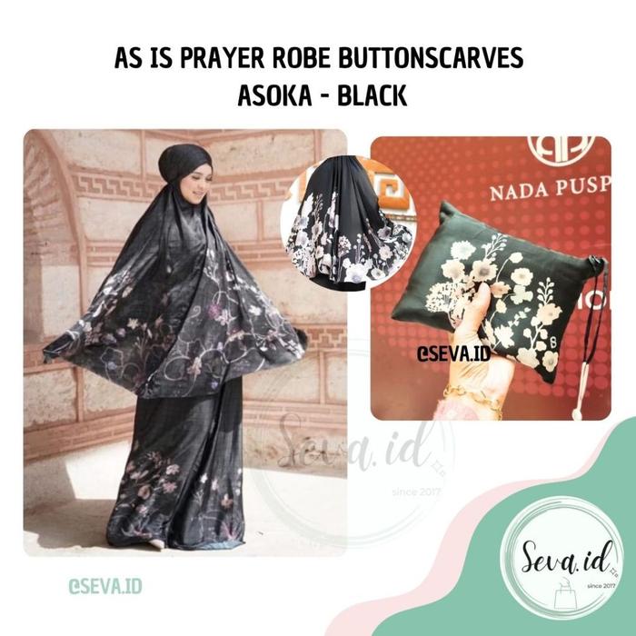 READY BUTTONSCARVES SALE Prayer Robe Prayer Set Mukena ASOKA CASA MAHARANI CAPSULE