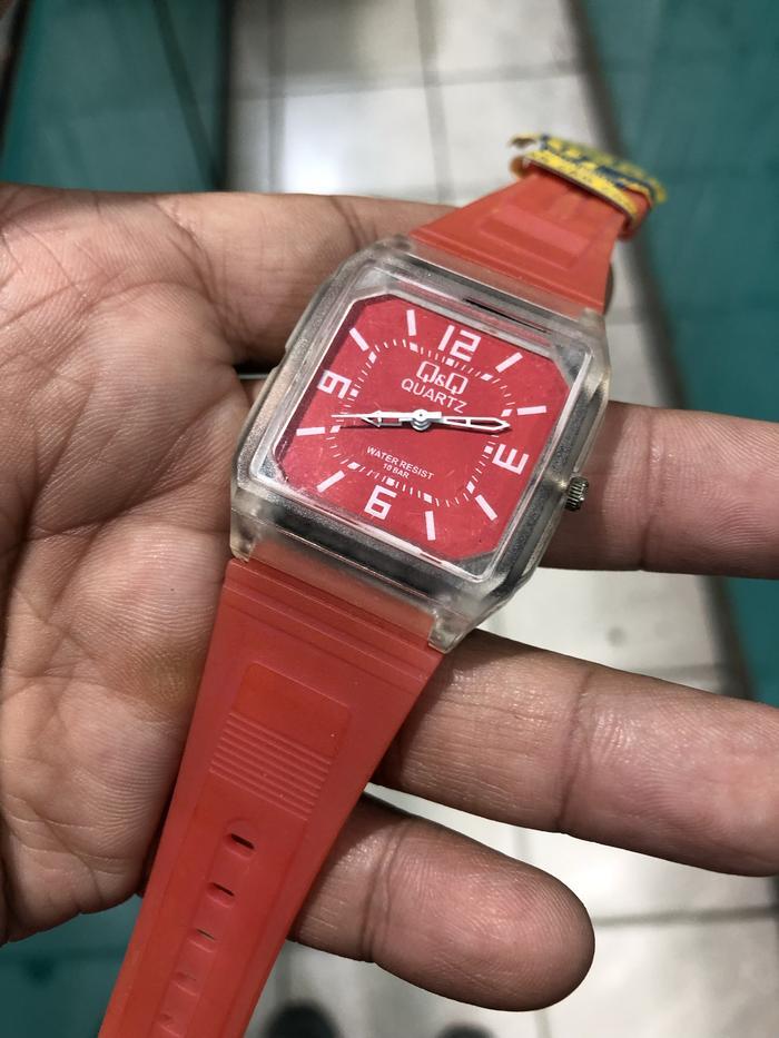 Jam Tangan Qq Quartz Jam Klasik Rubber Strap