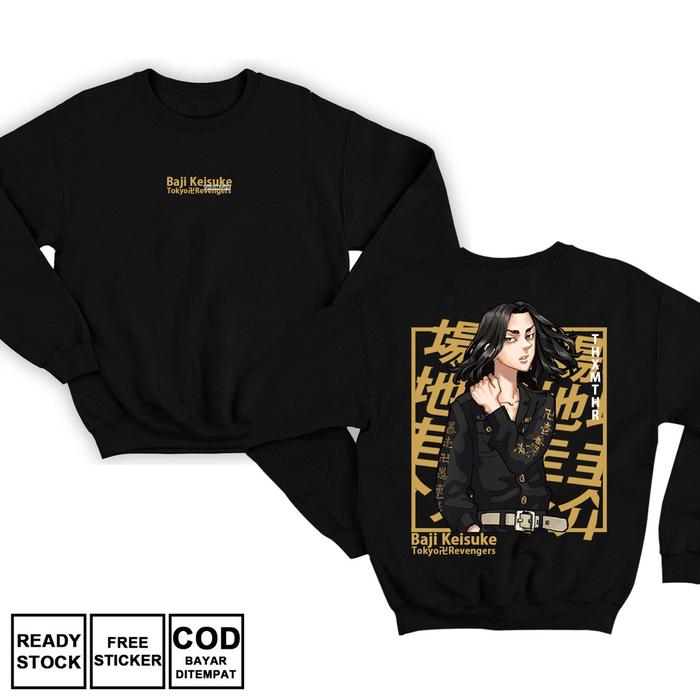 Ready- SWEATER CREWNECK KEISUKE BAJI TOKYO MANJI GANG TOKYO REVENGERS TOUMAN CHIFUYU ANIME MANGA BAJ