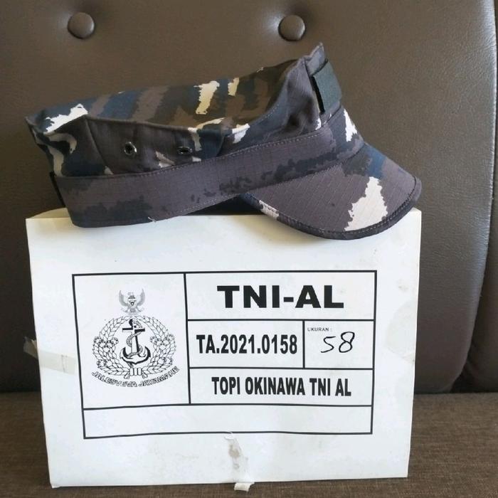 topi pet Okinawa TNI AL ( layar) original jatah TNI AL thn 2021
