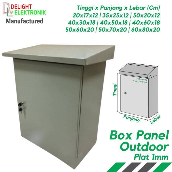 BOX PANEL OUTDOOR 30x20 40x30 40x50 40x60 50x60 50x70 60x80 1mm PLATE *