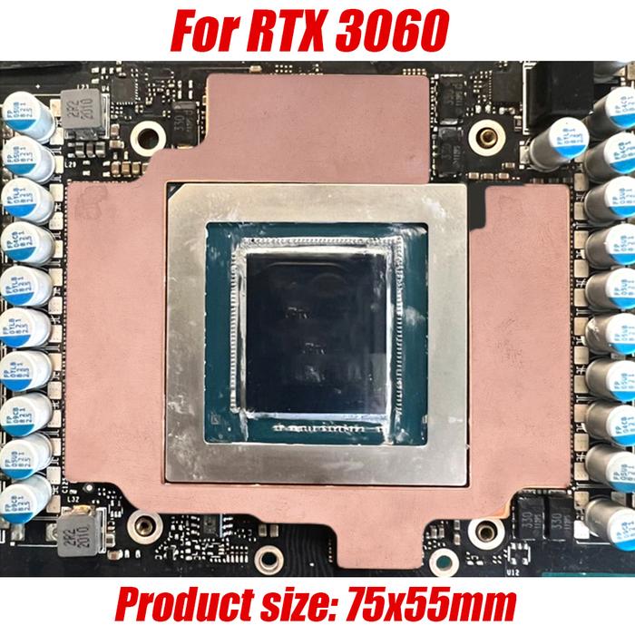 GPU RAM Copper Heat Sink Graphics Card Memory GPU Thermal Pad