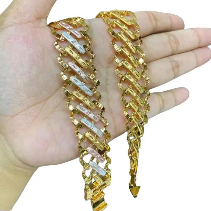 gelang tangan  lipan xuping model rantai kombinasi