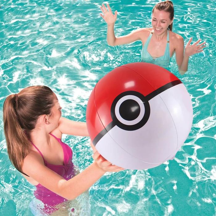 Inflatable Pokemon Ball Beach Ball PVC Aerated Beach Balls Parent-child Interactive Beach Games Spor