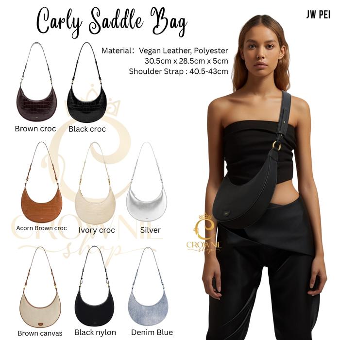 JW PEI original half moon Carly Saddle Bag