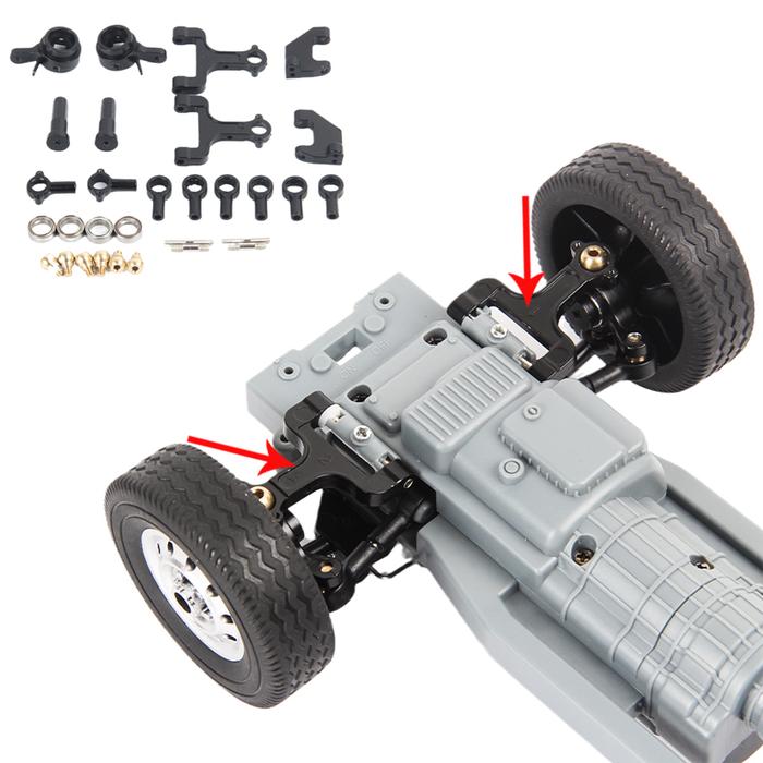 Replacement For WPL D12 D42 RC Truck Car Aluminum Alloy Upper Lower