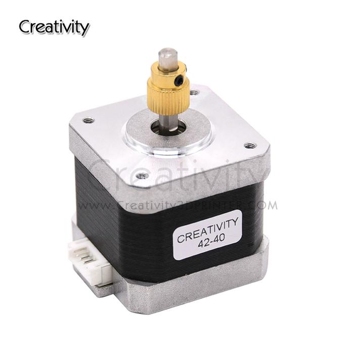 3D Printer Stepper Motor 42-40 with 40 Teeth Brass Extrusion Gear For