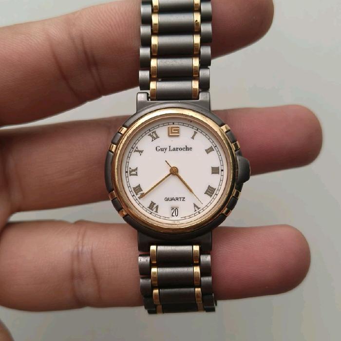 Jam Guy Laroche Quartz Original Murah Vintage