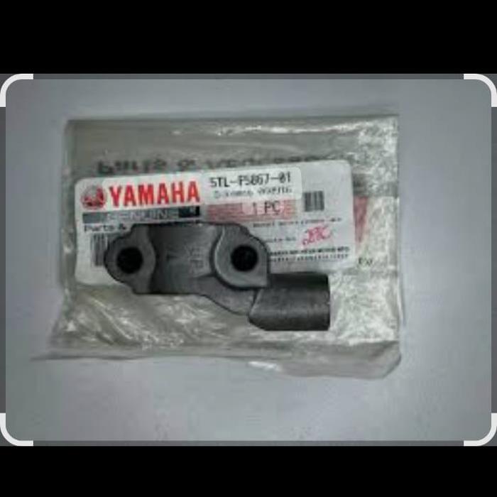 BRACKET SPION KANAN DUDUKAN SPION KANAN SILVER MIO N MAX VEGA R LEXI 5TL-F5867-01 ASLI YAMAHA
