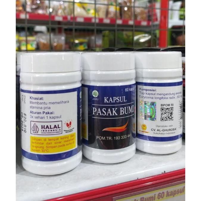 KAPSUL PRODUK HERBAL BERKUALITAS, PASAK BUMI 60KAPSUL