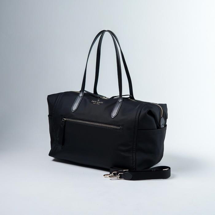Tas KATE SPADE GHW NYLON BLACK MULTI POCKET ZIP TOTE BAG 100% ORIGINAL - 41X21X32CM
