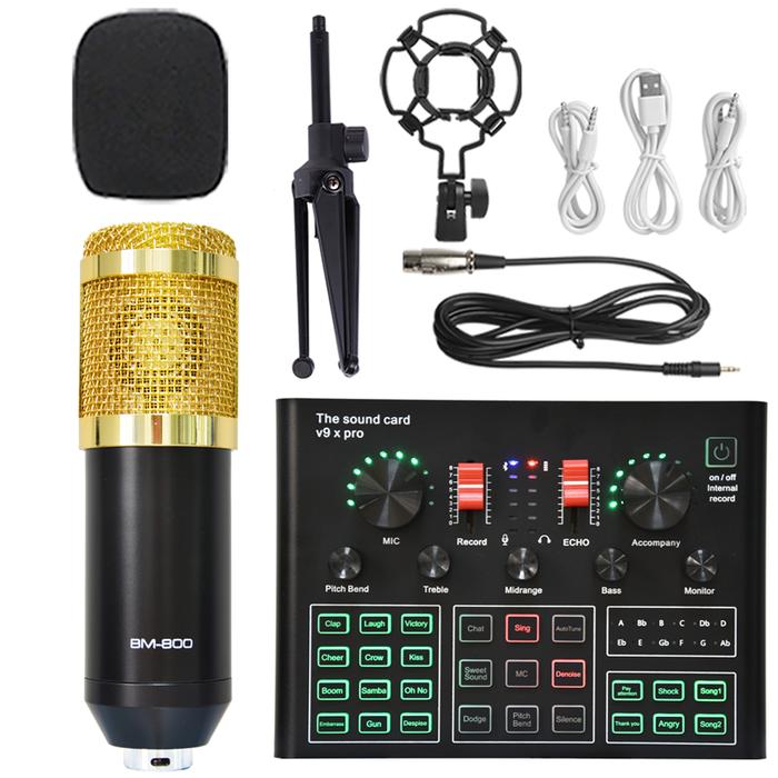 Wireless Karaoke Microphone BM 800 Professional Condenser Microphone