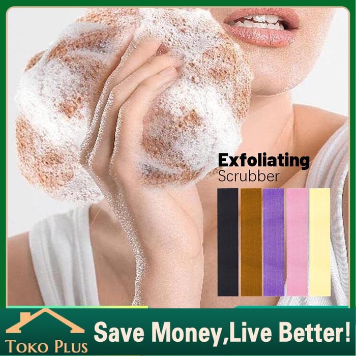 Exfoliating Towel Handuk Mandi punggung Pemijat Kulit Tubuh Scrubber Exfoliating body Back Massager 