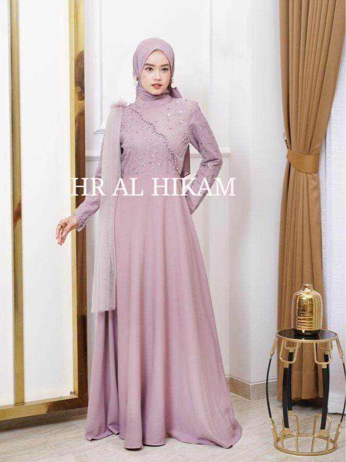 Inara Dress //  Dress wanita muslimah/ Gaun terbaru/ Dress simpel elegant/ Gaun Bridesmaids/ Gamis w