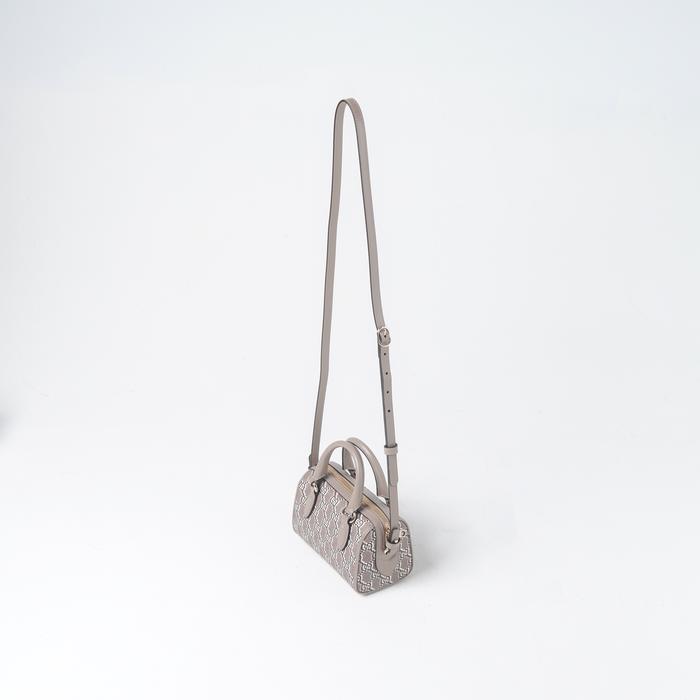 Tas GUCCI GG MONOGRAM TAUPE MINI DUFFLE BAG WITH LS 100% ORIGINAL