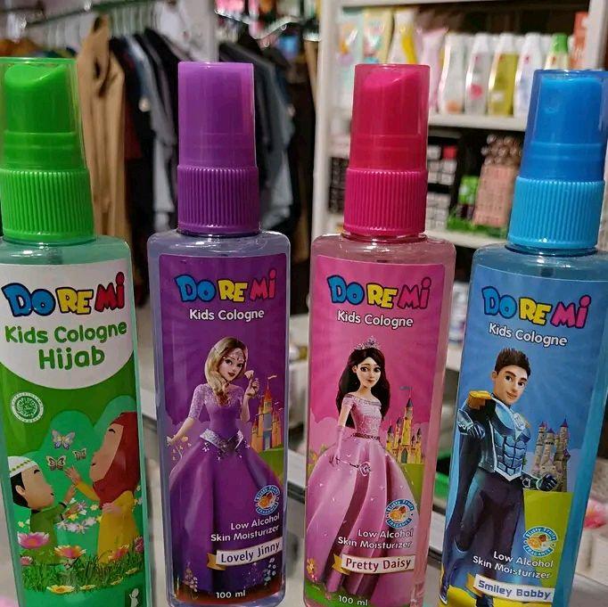 Doremi Kids Cologne Hijab 100ml - Parfum Anak dengan Kandungan Alkohol Rendah dan Melembapkan Kulit
