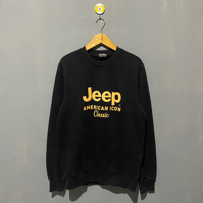 Sweater Jeep Hitam Pekat original